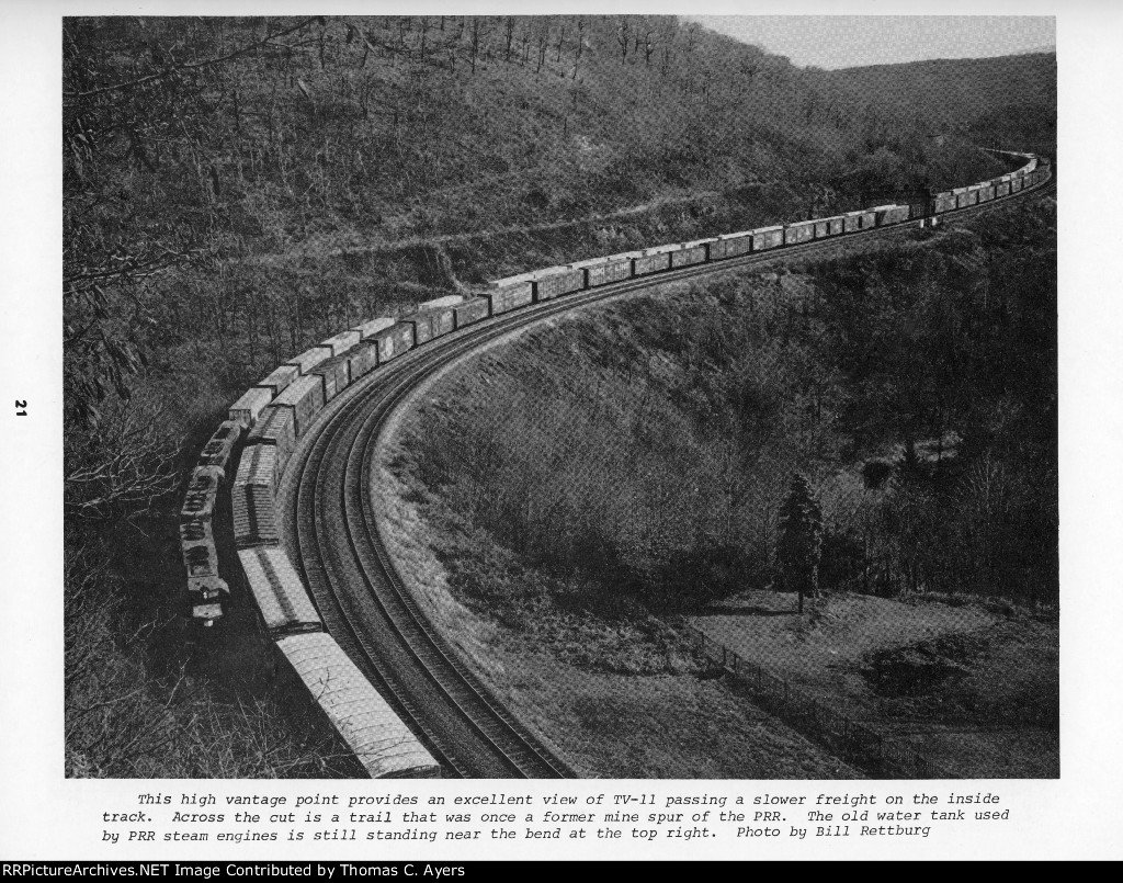 "Rail Guide To The Horseshoe Curve," Page 21, 1976